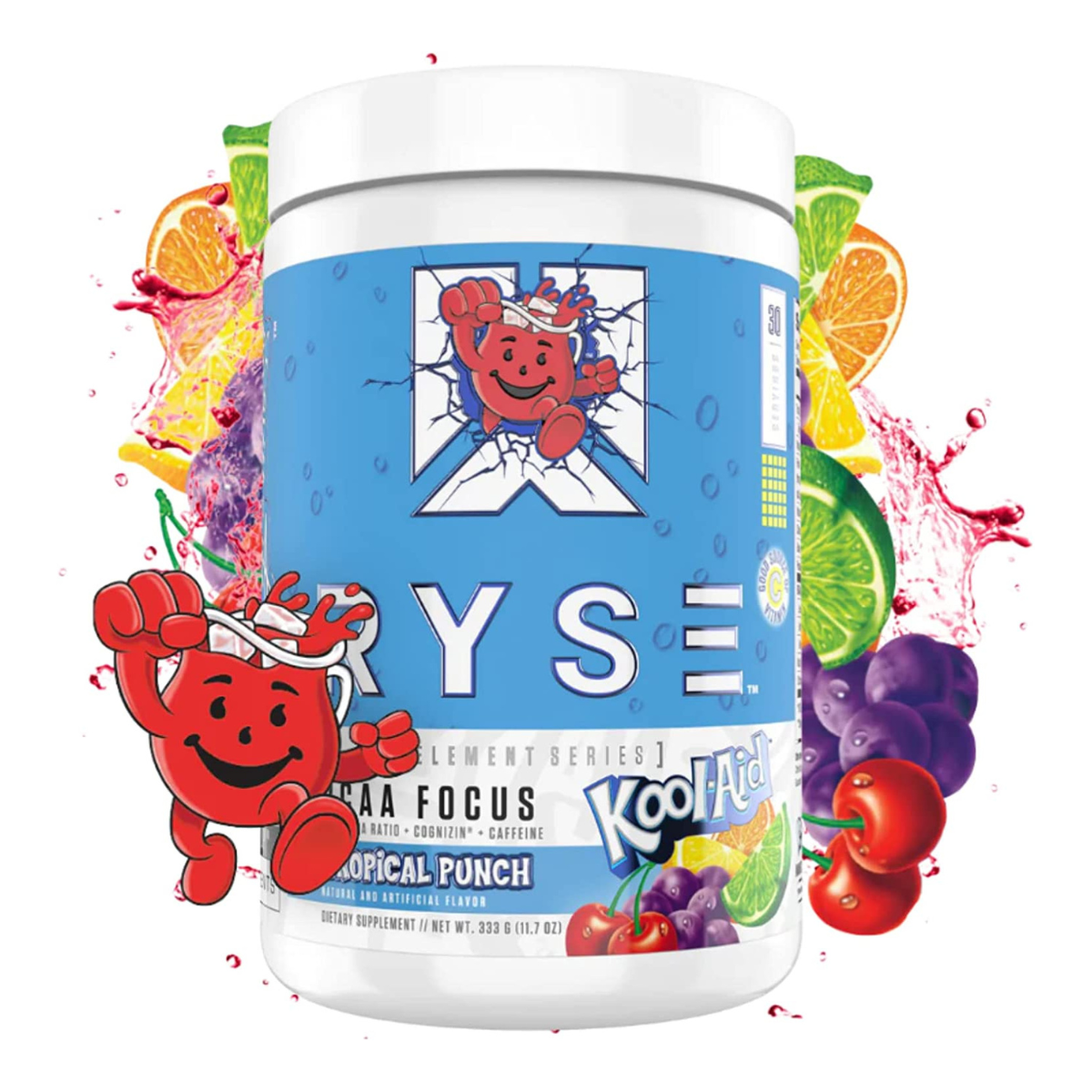 RYSE BCAA FOCUS SERV KOOL AID TROPICAL PUNCH